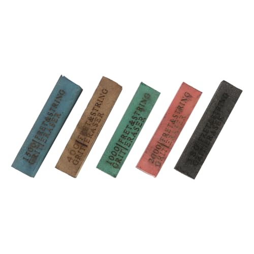Laroal 5er-Pack Gitarrenbund-Radiergummi, weiches Bundpolierwerkzeug, Bundpoliergummi, Bundreinigungswerkzeug, Reinigung von Bundsaiten für Gitarre, Bass, Ukulele, Bundsaiten Laroal 5er-Pack Gitarrenbund-Radiergummi, weiches Bundpolierwerkzeug, Bundpoliergummi, Bundreinigungswerkzeug, Reinigung von Bundsaiten für Gitarre, Bass, Ukulele, Bundsaiten von Laroal