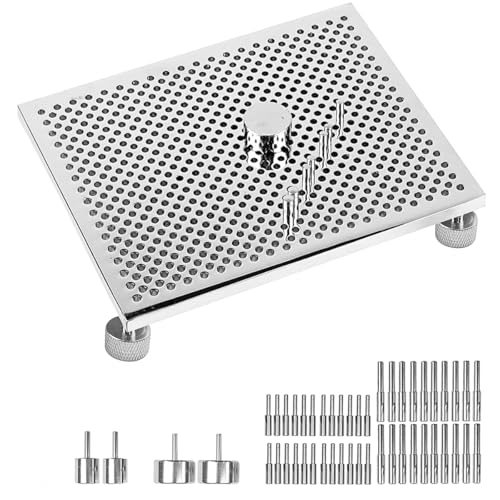 Laroal Aluminiumdraht-Vorrichtung, komplettes Werkzeugset zur Schmuckherstellung, praktisches Drahtschleifen-Set, Drahtbiegeplatte für Schmuck Laroal Aluminiumdraht-Vorrichtung, komplettes Werkzeugset zur Schmuckherstellung, praktisches Drahtschleifen-Set, Drahtbiegeplatte für Schmuck von Laroal
