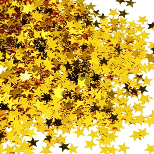 30 g Gold Glitzer Gold Sterne Konfetti Pailletten Stern Konfetti Tischkonfettis Metallic Folie Sterne Metallic Folie Stern Pailletten für Geburtstag Hochzeit Festival Dekorationen Party DIY (30 Gramm) 30 g Gold Glitzer Gold Sterne Konfetti Pailletten Stern Konfetti Tischkonfettis Metallic Folie Sterne Metallic Folie Stern Pailletten für Geburtstag Hochzeit Festival Dekorationen Party DIY (30 Gramm) von Larrel