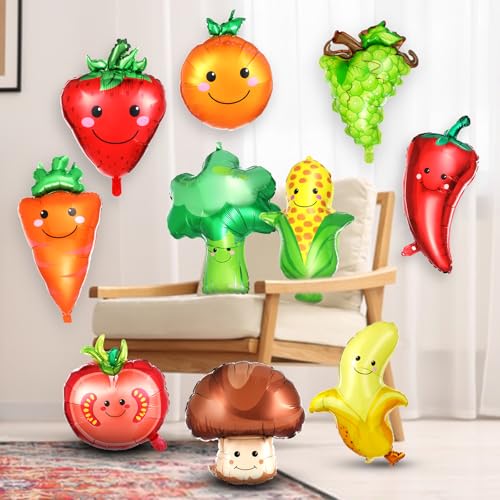 Fruchtballons, 10 Stile Niedliche Lebensmittelballons Wiederverwendbare Ästhetische Obst Geburtstag Dekorationen für Obst Gemüse Thema Geburtstag Hochzeit Party Supplies Fruchtballons, 10 Stile Niedliche Lebensmittelballons Wiederverwendbare Ästhetische Obst Geburtstag Dekorationen für Obst Gemüse Thema Geburtstag Hochzeit Party Supplies von Larrel