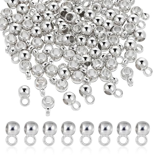 Larrel 100 Stück Quetschperlen Set, 3 mm Silber Tube Crimp Perlen Rondelle Perlen Spacer Beads Abstandsperlen aus Legierung Verbindungsrohr Anhänger für Schmuckherstellung DIY Armband Halskette Bastel Larrel 100 Stück Quetschperlen Set, 3 mm Silber Tube Crimp Perlen Rondelle Perlen Spacer Beads Abstandsperlen aus Legierung Verbindungsrohr Anhänger für Schmuckherstellung DIY Armband Halskette Bastel von Larrel