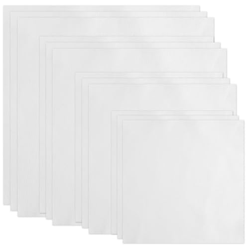 Larrel 12 Stück Baumwollstoff Stickstoff Quadrate, 4 Größe Weiß Baumwolle Kreuzstich Stoff Vorgeschnittener Baumwollstoff Leinenstoff Stickstoff für DIY Näharbeit Sticken Stoff Bekleidungs Handwerk Larrel 12 Stück Baumwollstoff Stickstoff Quadrate, 4 Größe Weiß Baumwolle Kreuzstich Stoff Vorgeschnittener Baumwollstoff Leinenstoff Stickstoff für DIY Näharbeit Sticken Stoff Bekleidungs Handwerk von Larrel