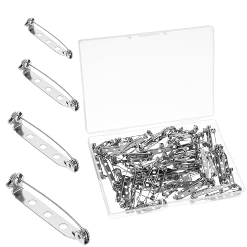 Larrel 80 Stück Broschennadeln, 2 cm/2,5 cm/3,3 cm/3,9 cm Silber Sicherheitsnadeln Broschennadeln Pins Silber Anstecknadel Sicherheitsnadel für DIY Handwerk, Schmuck Larrel 80 Stück Broschennadeln, 2 cm/2,5 cm/3,3 cm/3,9 cm Silber Sicherheitsnadeln Broschennadeln Pins Silber Anstecknadel Sicherheitsnadel für DIY Handwerk, Schmuck von Larrel