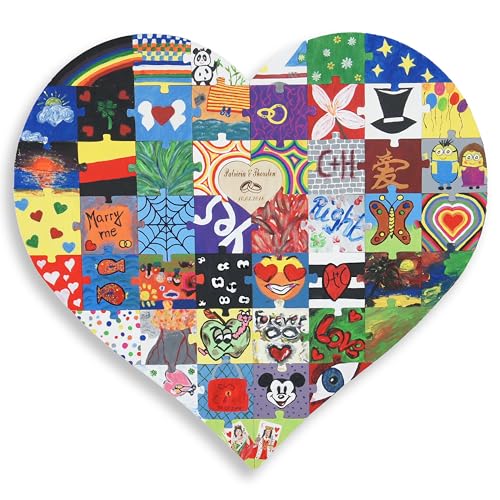 Hochzeitspuzzle Laserano - Personalisierbares Holz Puzzle Hochzeit | Puzzle zum Bemalen mit kreativen Wünschen | inkl. 10 hochwertiger Pinsel, 12 Acrylfarben, 10 Mischschalen UVM. Hochzeitspuzzle Laserano - Personalisierbares Holz Puzzle Hochzeit | Puzzle zum Bemalen mit kreativen Wünschen | inkl. 10 hochwertiger Pinsel, 12 Acrylfarben, 10 Mischschalen UVM. von Laserano