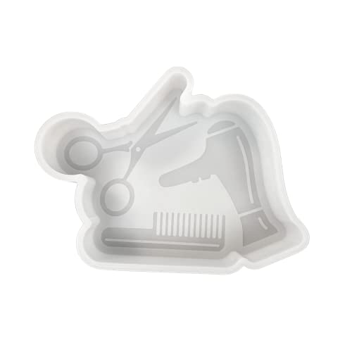Haartrockner-Schere, Kamm, Frische, Silikonform, 12,7 x 12,7 x 2,5 cm, Hand für Duftperlen, Haarstylisten, Geschenkzubehör, Harz, Autokerzen, Seife, ofenfest, Backen, hitzebeständig bis 200 °C Haartrockner-Schere, Kamm, Frische, Silikonform, 12,7 x 12,7 x 2,5 cm, Hand für Duftperlen, Haarstylisten, Geschenkzubehör, Harz, Autokerzen, Seife, ofenfest, Backen, hitzebeständig bis 200 °C von Lashicorn