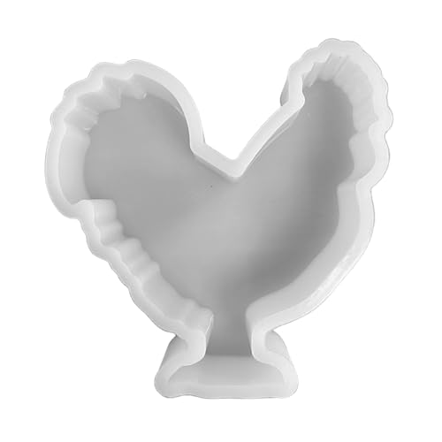 Silikonform mit Hahn-Frischemotiv, kleine Größe 7,6 cm breit x 8,3 cm lang x 2 cm tief | Lüftungsclip Huhn-Design für Freshie, Seife, Harz, Kerzen Silikonform mit Hahn-Frischemotiv, kleine Größe 7,6 cm breit x 8,3 cm lang x 2 cm tief | Lüftungsclip Huhn-Design für Freshie, Seife, Harz, Kerzen von Lashicorn