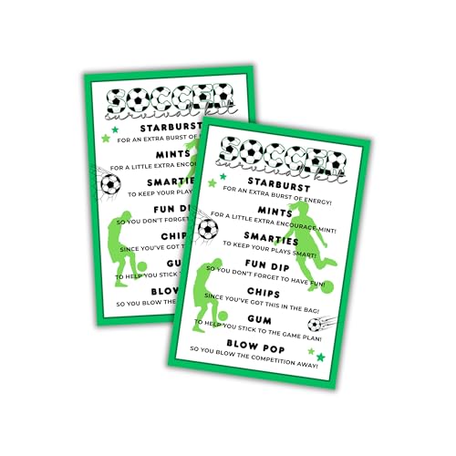 Überlebens-Set für Fußballmannschaften, 30 Stück, 10,2 x 15,2 cm, Notfall-Etiketten, Willkommensrückseite, Reisen, Jungen, Mädchen, Bedruckbar für Trainer, Ballspieler, Goodie Bag Überlebens-Set für Fußballmannschaften, 30 Stück, 10,2 x 15,2 cm, Notfall-Etiketten, Willkommensrückseite, Reisen, Jungen, Mädchen, Bedruckbar für Trainer, Ballspieler, Goodie Bag von Lashicorn