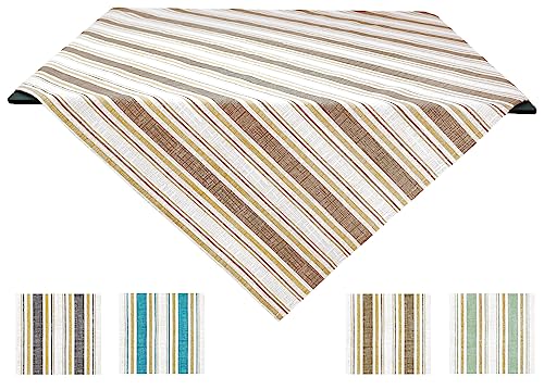 Lashuma Stofftischtuch 80x80 cm, Mitteldecke waschbar, viereckige Tischdecke im Landhausstil Lashuma Stofftischtuch 80x80 cm, Mitteldecke waschbar, viereckige Tischdecke im Landhausstil von Lashuma