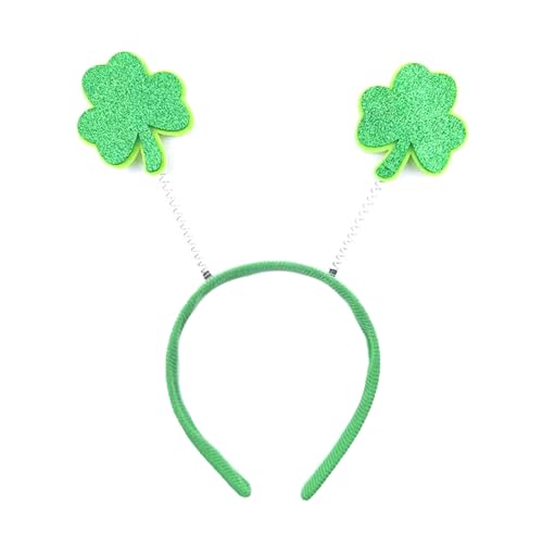Zeigen Sie Ihre irische Nationalfeierfeier mit modischem Frühlings-Haarband, geeignet für Frauen, Stoffdekorationen von Laspi
