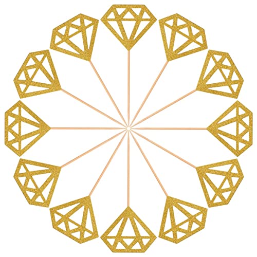 50 Pack Gold Glitter Diamond Ring Donut Topper Cupcake Picks für Brautdusche Engagement Party Dekorationen Diamant Cupcake Toppers 50 Pack Gold Glitter Diamond Ring Donut Topper Cupcake Picks für Brautdusche Engagement Party Dekorationen Diamant Cupcake Toppers von Latebebebe
