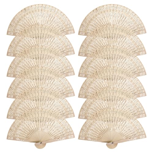 Latebebebe 12pcs Hochzeitsfans, hölzernen personalisierte Hand -Fans exquisit für Hochzeitsgäste Party. Latebebebe 12pcs Hochzeitsfans, hölzernen personalisierte Hand -Fans exquisit für Hochzeitsgäste Party. von Latebebebe