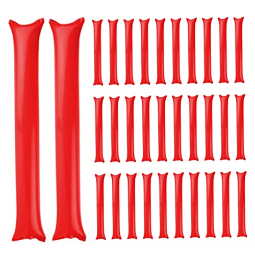 Latebebebe Jubelnden Stick aufblasbarer Thunder Stick Plastik -Spirituosen -Geräuschhersteller für Sportveranstaltung Geburtstagsfeier 50 PCS 60 * 10 rot Latebebebe Jubelnden Stick aufblasbarer Thunder Stick Plastik -Spirituosen -Geräuschhersteller für Sportveranstaltung Geburtstagsfeier 50 PCS 60 * 10 rot von Latebebebe