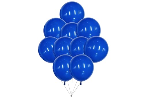 12 inches (30 cm) Thickened Matte Balloons - 50 pieces Natural Latex Balloons - 3.2g/piece (Mid Blue) von Latex Bros