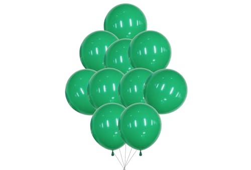 12 inches (30 cm) Thickened Matte Balloons - 50 pieces Natural Latex Balloons - 3.2g/piece (Mid Green) von Latex Bros