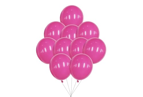 12 inches (30 cm) Thickened Matte Balloons - 50 pieces Natural Latex Balloons - 3.2g/piece (Rose Pink) von Latex Bros