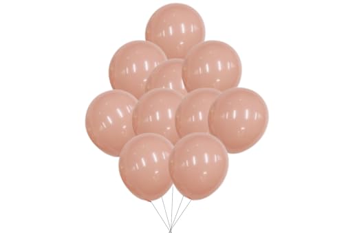 12 inches (30 cm) Thickened Matte Balloons - 50 pieces Natural Latex Balloons - 3.2g/piece (Peach) von Latex Bros