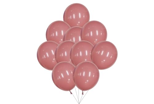 12 inches (30 cm) Thickened Matte Balloons - 50 pieces Natural Latex Balloons - 3.2g/piece (Rosewood) von Latex Bros