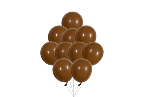 12 inches (30 cm) Thickened Retro Balloons - 50 pieces Natural Latex Balloons - 3.2g/piece (Light Coffee) von Latex Bros