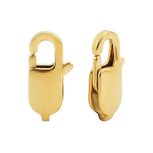 Lationday 10 Stück 12 mm Karabinerverschlüsse, Schlüsselanhänger-Endverbinder für DIY-Schmuckherstellung, Armband, Halskettenzubehör, Bastelbedarf Lationday 10 Stück 12 mm Karabinerverschlüsse, Schlüsselanhänger-Endverbinder für DIY-Schmuckherstellung, Armband, Halskettenzubehör, Bastelbedarf von Lationday