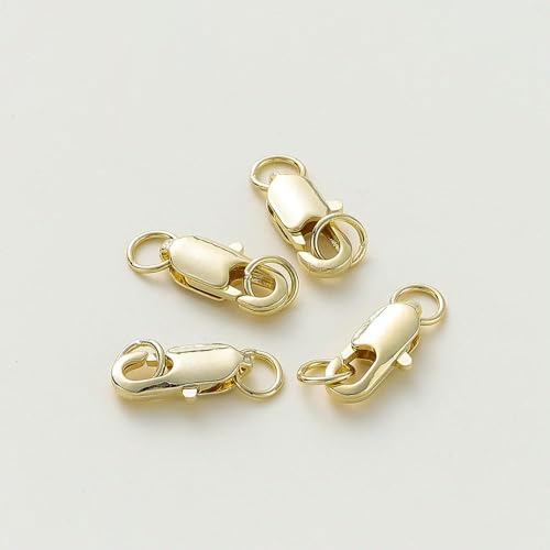 Lationday 10-teiliges Schmuckherstellungs-Set, Karabinerverschlüsse, offene Binderinge, DIY-Stecker für Armbänder, Bastelprojekte, Schmuckzubehör von Lationday
