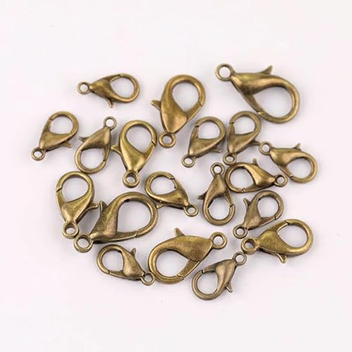 Lationday 100 Stück 50 mm Karabinerverschlüsse, Schlüsselanhänger-Verbinder, KC Gold Silber Gun Schwarz, Schmuck, Bastelbedarf, DIY-Projekte Lationday 100 Stück 50 mm Karabinerverschlüsse, Schlüsselanhänger-Verbinder, KC Gold Silber Gun Schwarz, Schmuck, Bastelbedarf, DIY-Projekte von Lationday