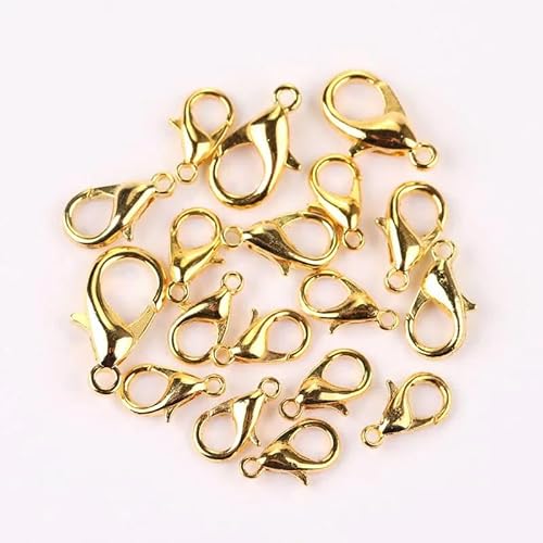 Lationday 100 Stück 50 mm Karabinerverschlüsse, Schlüsselanhänger-Verbinder, KC Gold Silber Gun Schwarz, Schmuck, Bastelbedarf, DIY-Projekte Lationday 100 Stück 50 mm Karabinerverschlüsse, Schlüsselanhänger-Verbinder, KC Gold Silber Gun Schwarz, Schmuck, Bastelbedarf, DIY-Projekte von Lationday