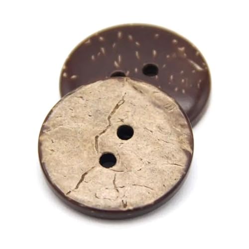 Lationday 20/30/50pcs Natural Wooden Coconut Sewing Buttons For Clothing Decorations Scrapbooking green-friendly Wood DIY Crafts Accessories bulk Lationday 20/30/50pcs Natural Wooden Coconut Sewing Buttons For Clothing Decorations Scrapbooking green-friendly Wood DIY Crafts Accessories bulk von Lationday