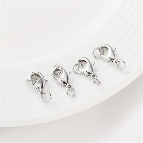 Lationday 20 Stück 9–13 mm Karabinerverschlüsse, Binderinge-Set für DIY-Schmuckherstellung, perfekt für Armbänder, Anhänger, Kostüme von Lationday