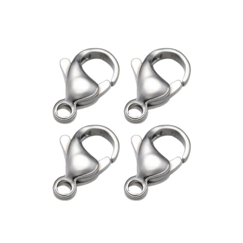 Lationday 20 x Karabinerverschlüsse, 1, Verschlusshaken, Schlüsselanhänger-Verbinder für DIY-Armbänder, Halsketten, Schmuckherstellung, Zubehör für Bastelarbeiten Lationday 20 x Karabinerverschlüsse, 1, Verschlusshaken, Schlüsselanhänger-Verbinder für DIY-Armbänder, Halsketten, Schmuckherstellung, Zubehör für Bastelarbeiten von Lationday