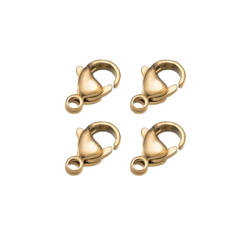 Lationday 20 x Karabinerverschlüsse, 1, Verschlusshaken, Schlüsselanhänger-Verbinder für DIY-Armbänder, Halsketten, Schmuckherstellung, Zubehör für Bastelarbeiten Lationday 20 x Karabinerverschlüsse, 1, Verschlusshaken, Schlüsselanhänger-Verbinder für DIY-Armbänder, Halsketten, Schmuckherstellung, Zubehör für Bastelarbeiten von Lationday