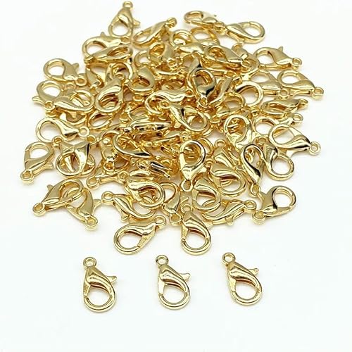 Lationday 30 Stück 12 x 6 mm Karabinerverschlüsse, Schlüsselanhängerverbinder, Schmuck für Halsketten, Armbänder, Bastelbedarf Lationday 30 Stück 12 x 6 mm Karabinerverschlüsse, Schlüsselanhängerverbinder, Schmuck für Halsketten, Armbänder, Bastelbedarf von Lationday
