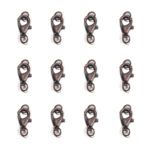 Lationday 50 Stück 5 mm Karabinerverschlüsse mit Biegeringe für DIY-Schmuckherstellung, Armbänder, Halskettenverbinder, Bastelbedarf Lationday 50 Stück 5 mm Karabinerverschlüsse mit Biegeringe für DIY-Schmuckherstellung, Armbänder, Halskettenverbinder, Bastelbedarf von Lationday