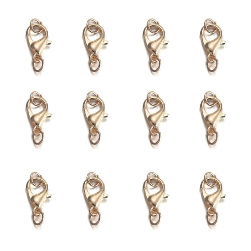 Lationday 50 Stück 5 mm Karabinerverschlüsse mit Biegeringe für DIY-Schmuckherstellung, Armbänder, Halskettenverbinder, Bastelbedarf Lationday 50 Stück 5 mm Karabinerverschlüsse mit Biegeringe für DIY-Schmuckherstellung, Armbänder, Halskettenverbinder, Bastelbedarf von Lationday