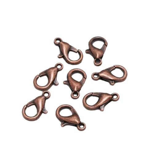 Lationday 50 Stück Karabinerverschlüsse für DIY-Schmuckherstellung, Schlüsselanhänger, Armbänder, Halsketten, Bastelbedarf Lationday 50 Stück Karabinerverschlüsse für DIY-Schmuckherstellung, Schlüsselanhänger, Armbänder, Halsketten, Bastelbedarf von Lationday