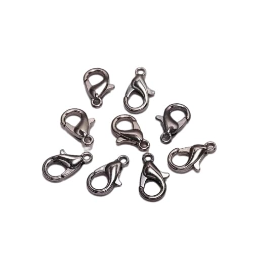 Lationday 50 Stück Karabinerverschlüsse für DIY-Schmuckherstellung, Schlüsselanhänger, Armbänder, Halsketten, Bastelbedarf Lationday 50 Stück Karabinerverschlüsse für DIY-Schmuckherstellung, Schlüsselanhänger, Armbänder, Halsketten, Bastelbedarf von Lationday