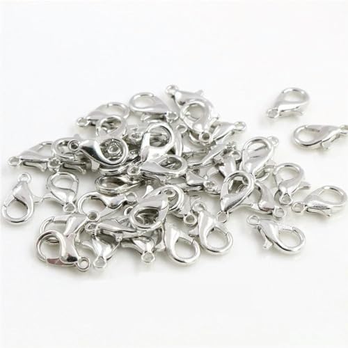 Lationday Karabinerverschlüsse, 10 mm, goldfarbene Federschnallen, Schmuckverbinder, Bastelbedarf, Schmuckzubehör, Zubehör für Bastelarbeiten, 30 Stück Lationday Karabinerverschlüsse, 10 mm, goldfarbene Federschnallen, Schmuckverbinder, Bastelbedarf, Schmuckzubehör, Zubehör für Bastelarbeiten, 30 Stück von Lationday
