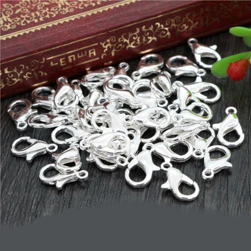 Lationday Karabinerverschlüsse, 10 mm, goldfarbene Federschnallen, Schmuckverbinder, Bastelbedarf, Schmuckzubehör, Zubehör für Bastelarbeiten, 30 Stück Lationday Karabinerverschlüsse, 10 mm, goldfarbene Federschnallen, Schmuckverbinder, Bastelbedarf, Schmuckzubehör, Zubehör für Bastelarbeiten, 30 Stück von Lationday