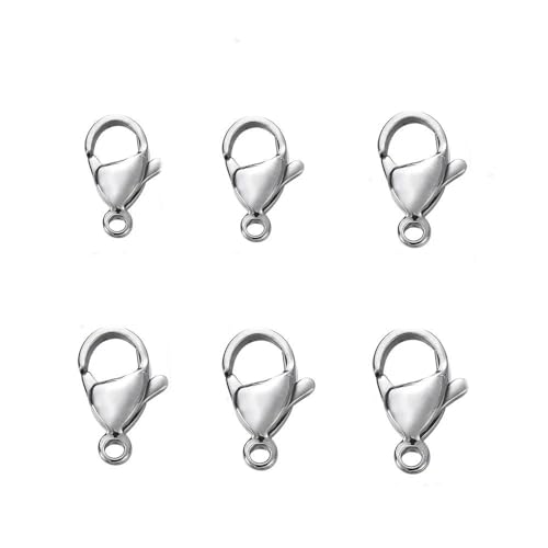 Lationday Karabinerverschlüsse, Federschnalle, Schlüsselanhänger-Clips für Armband, Halskette, DIY, Schmuckherstellung, 10–30 Stück, 10 - 30 Stück Lationday Karabinerverschlüsse, Federschnalle, Schlüsselanhänger-Clips für Armband, Halskette, DIY, Schmuckherstellung, 10–30 Stück, 10 - 30 Stück von Lationday