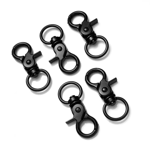 Lationday Karabinerverschlüsse, Hakenverbinder, Schlüsselschnallen für Schmuckherstellung, Bastelzubehör, Bastelzubehör, 20 x 43 mm, 5 Stück Lationday Karabinerverschlüsse, Hakenverbinder, Schlüsselschnallen für Schmuckherstellung, Bastelzubehör, Bastelzubehör, 20 x 43 mm, 5 Stück von Lationday