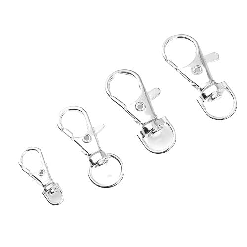 Lationday Karabinerverschlüsse, drehbar, für Schmuckherstellung, Basteln, Karabiner, Schlüsselringe, 2,3 cm, 10 Stück Lationday Karabinerverschlüsse, drehbar, für Schmuckherstellung, Basteln, Karabiner, Schlüsselringe, 2,3 cm, 10 Stück von Lationday