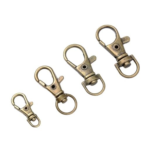 Lationday Karabinerverschlüsse, drehbar, für Schmuckherstellung, Basteln, Karabiner, Schlüsselringe, 2,3 cm, 10 Stück Lationday Karabinerverschlüsse, drehbar, für Schmuckherstellung, Basteln, Karabiner, Schlüsselringe, 2,3 cm, 10 Stück von Lationday