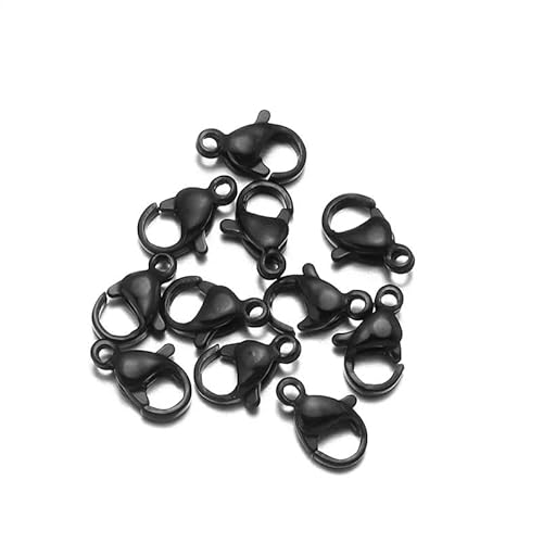 Lationday Karabinerverschlüsse für selbstgemachte Schmuckherstellung, Mode-Accessoires, Schlüsselanhänger, Halsketten und Armbänder, 10 x 6 mm, 12 x 7 mm, 20 Stück Lationday Karabinerverschlüsse für selbstgemachte Schmuckherstellung, Mode-Accessoires, Schlüsselanhänger, Halsketten und Armbänder, 10 x 6 mm, 12 x 7 mm, 20 Stück von Lationday
