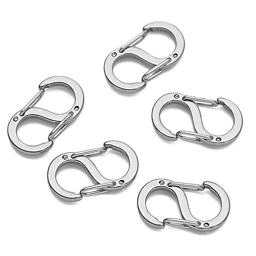 Lationday Karabinerverschlüsse in S-Form, für Schmuckherstellung, langlebiges Armband, Halskette, Bastelwerkzeuge, 10 Stück Lationday Karabinerverschlüsse in S-Form, für Schmuckherstellung, langlebiges Armband, Halskette, Bastelwerkzeuge, 10 Stück von Lationday