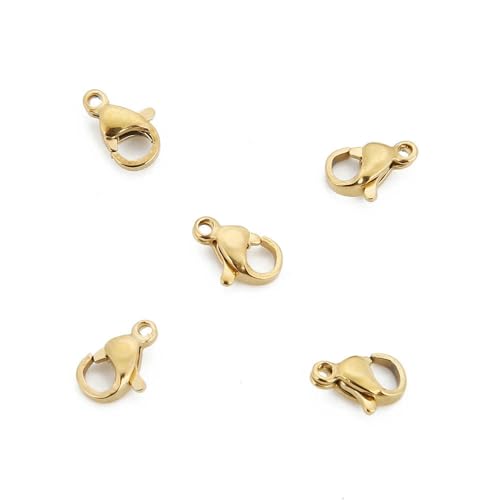 Lationday Mini-Karabinerverschlüsse für selbstgemachten Schmuck, 9–15 mm Armband, Halsketten, Schlüsselanhänger-Zubehör, 20 Stück Lationday Mini-Karabinerverschlüsse für selbstgemachten Schmuck, 9–15 mm Armband, Halsketten, Schlüsselanhänger-Zubehör, 20 Stück von Lationday