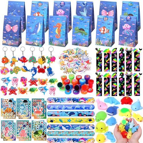 Latocos 148 Meerestiere Party Mitgebsel Kindergeburtstag Geschenk Tasche Lesezeichen Kratzbilder DIY Aufkleber Squishy Spielzeug Schlüsselanhänger Stempel Meerestier Spielzeug für Mädchen Jungen Latocos 148 Meerestiere Party Mitgebsel Kindergeburtstag Geschenk Tasche Lesezeichen Kratzbilder DIY Aufkleber Squishy Spielzeug Schlüsselanhänger Stempel Meerestier Spielzeug für Mädchen Jungen von Latocos