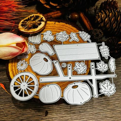 Metall-Stanzformen mit Halloween-Kürbis-Wagenrahmen, Papierkarten, Stanzschablonen für DIY, Prägung, Kartenherstellung, Buchanhänger, dekorative Papierschablonen, Scrapbooking Metall-Stanzformen mit Halloween-Kürbis-Wagenrahmen, Papierkarten, Stanzschablonen für DIY, Prägung, Kartenherstellung, Buchanhänger, dekorative Papierschablonen, Scrapbooking von Lauboruan