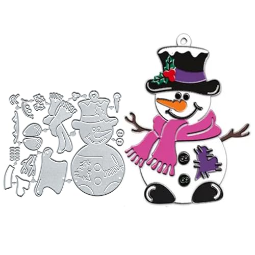 Metall-Stanzformen mit Schneemann-Rahmen, Papierkarten, Stanzschablonen für DIY, Prägung, Kartenherstellung, Buchanhänger, dekorative Papierschablonen, Scrapbooking Metall-Stanzformen mit Schneemann-Rahmen, Papierkarten, Stanzschablonen für DIY, Prägung, Kartenherstellung, Buchanhänger, dekorative Papierschablonen, Scrapbooking von Lauboruan