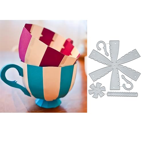 Metall-Stanzformen mit Teetassenrahmen, Papierkarten, Stanzschablonen für DIY, Prägung, Kartenherstellung, Buchanhänger, dekorative Papierschablonen, Scrapbooking Metall-Stanzformen mit Teetassenrahmen, Papierkarten, Stanzschablonen für DIY, Prägung, Kartenherstellung, Buchanhänger, dekorative Papierschablonen, Scrapbooking von Lauboruan