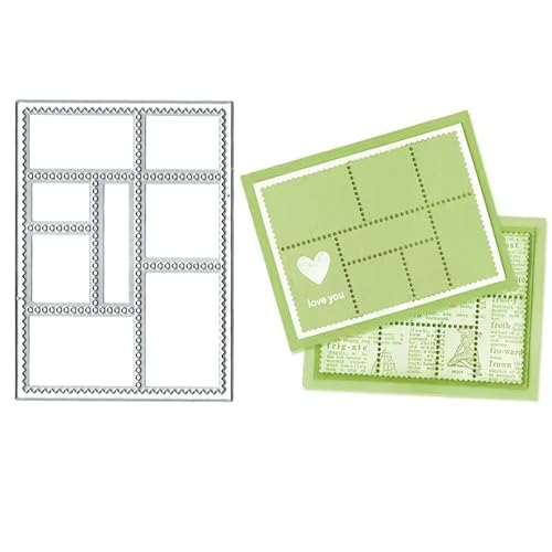 Rechteckiger Rahmen, Metall-Stanzformen, Papierkarten, Stanzschablonen für DIY, Prägung, Kartenherstellung, Buchanhänger, dekorative Papierschablonen, Scrapbooking Rechteckiger Rahmen, Metall-Stanzformen, Papierkarten, Stanzschablonen für DIY, Prägung, Kartenherstellung, Buchanhänger, dekorative Papierschablonen, Scrapbooking von Lauboruan