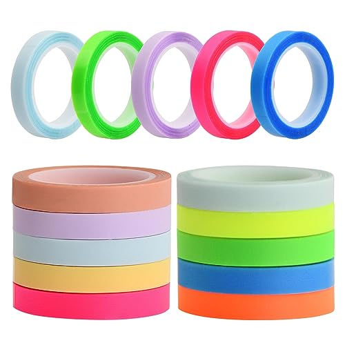 Laughhe 10 Rollen Textmarker Band 6mmx5m Transparente Haftnotizen PET Highlighter Band Haftnotizen Seitenmarkierungs Aufkleber für Schüler Lehrer Lesen Notizen Machen im Unterricht Home Office Laughhe 10 Rollen Textmarker Band 6mmx5m Transparente Haftnotizen PET Highlighter Band Haftnotizen Seitenmarkierungs Aufkleber für Schüler Lehrer Lesen Notizen Machen im Unterricht Home Office von Laughhe